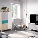DEKIT Muebles De Salón^Salón Nova Estilo Moderno: Mueble De Televisión Con Aparador Alto Multicolor