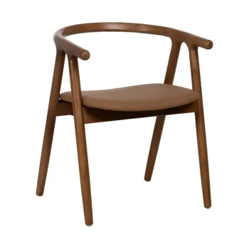 IXIA Sillas De Madera^SILLA AMARILLO-MARRÓN MADERA DE OLMO 47 X 46 X 71 CM