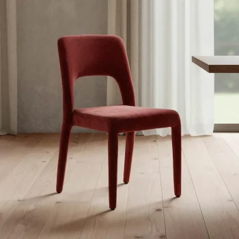 IXIA Sillas Tapizadas^Silla Apilable Tapizada Burdeos 47 X 87 X 61 Cm