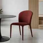 IXIA Sillas Tapizadas^Silla Apilable Tapizada Suave Burdeos 50 X 82 X 61 Cm