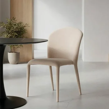 IXIA Sillas Tapizadas^Silla Apilable Tapizada Suave Gris 50 X 82 X 61 Cm