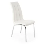 NAKURA Sillas Tapizadas^Silla Comedor Alexia Símil Piel Blanca 42 X 96 X 55 Cm