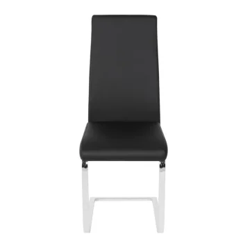 NAKURA Sillas Tapizadas^Silla Comedor Tapizada PU Negro Camila 46 X 105 X 54 Cm