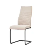 NAKURA Sillas Tapizadas^Silla Comedor Tapizada Tela Beige Nayarit 44 X 99 X 60 Cm