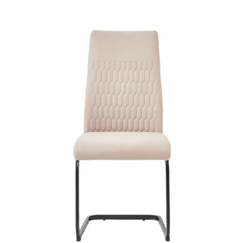 NAKURA Sillas Tapizadas^Silla Comedor Tapizada Tela Beige Nayarit 44 X 99 X 60 Cm