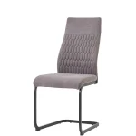 NAKURA Sillas Tapizadas^Silla Comedor Tapizada Tela Gris Nayarit 44 X 99 X 60 Cm