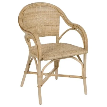 IXIA Sillas De Ratán Y Fibras^Silla Con Brazos En Ratán Color Natural 55 X 84 X 60 Cm