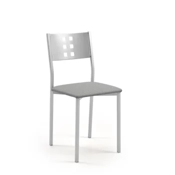 VELASCO Sillas De Cocina|Sillas De Cocina^Silla De Cocina Armazón Metálico Aluminio Zamora 38 X 86 X 47 Cm