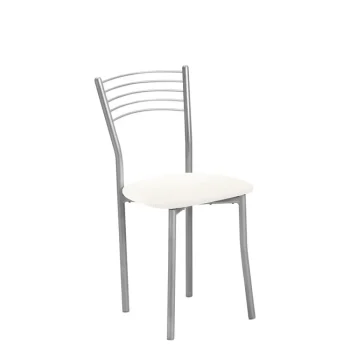 VELASCO Sillas De Cocina|Sillas De Cocina^Silla De Cocina Copa Aluminio Tapizado Personalizable 40 X 85 X 47 Cm