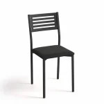 VELASCO Sillas De Cocina|Sillas De Cocina^Silla De Cocina Kati, Armazón Negro Texturizado 38 X 86 X 47 Cm
