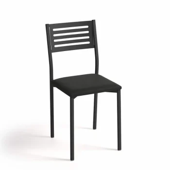 VELASCO Sillas De Cocina|Sillas De Cocina^Silla De Cocina Kati, Armazón Negro Texturizado 38 X 86 X 47 Cm