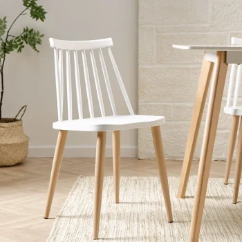 VELASCO Sillas De Cocina|Sillas De Cocina^Silla De Cocina Sevilla Polipropileno Blanco Natural