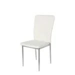 NAKURA Sillas Tapizadas^Silla De Comedor Almería Tapizada PU Blanco 44 X 91,5 X 47 Cm