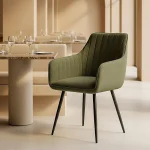 IXIA Sillas Tapizadas^Silla De Comedor Con Brazo Coimbra Verde 47 X 93 X 47 Cm