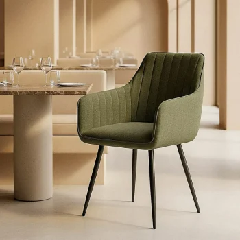 IXIA Sillas Tapizadas^Silla De Comedor Con Brazo Coimbra Verde 47 X 93 X 47 Cm