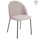 IXIA Sillas Tapizadas^Silla De Comedor De Estilo Moderno Tapizada Beige 50 X 78,5 X 50 Cm.