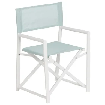 IXIA Sillas De Jardín|Sillas Plegables^Silla De Comedor Director Verde - Blanco 56 X 53 X 84 Cm