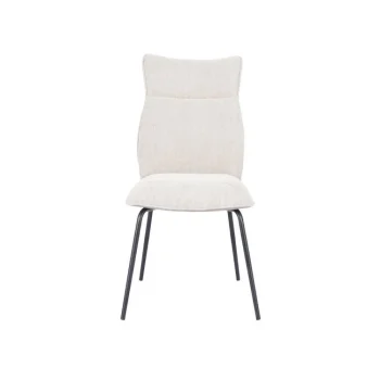 NAKURA Sillas Tapizadas^Silla De Comedor Ergonómica Romeo Beige 46 X 95 X 65 Cm