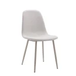 NAKURA Sillas Tapizadas^Silla De Comedor Lima Easy Clean Crema 44 X 86 X 53 Cm
