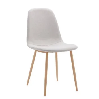NAKURA Sillas Tapizadas^Silla De Comedor Lima Easy Clean Crema - Madera 44 X 86 X 53 Cm