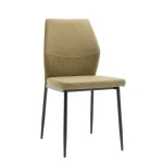 NAKURA Sillas Tapizadas^Silla De Comedor Tapizada Mérida En Tela Easy Clean Verde Musgo 49 X 86,5 X 53 Cm