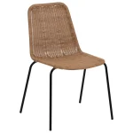 IXIA Sillas De Jardín^Silla De Jardín Apilable Color Natural 52 X 82 X 57 Cm