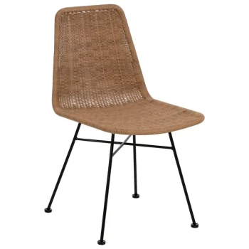 IXIA Sillas De Jardín^Silla De Jardín Color Natural 47 X 84 X 59 Cm