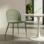 IXIA Sillas De Jardín^Silla De Jardín O Terraza Polipropileno Tapizado Verde 51 X 80 X 46 Cm