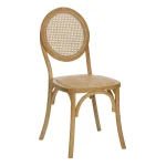 IXIA Sillas De Madera^Silla De Madera Natural Y Ratán 45 X 92 X 57 Cm