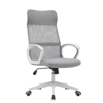 NAKURA Sillas De Estudio|Sillas De Oficina^Silla De Oficina Elevable Carey Gris 57,5 X 104 - 114 X 54 Cm