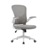 NAKURA Sillas De Oficina^Silla De Oficina Famara Elevable Gris - Blanca 63 X 99,5 X 58 Cm