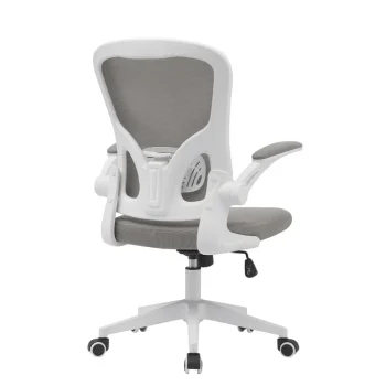 NAKURA Sillas De Oficina^Silla De Oficina Famara Elevable Gris - Blanca 63 X 99,5 X 58 Cm