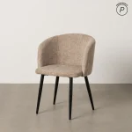 IXIA Sillas Tapizadas^Silla De Salón Compacta Beige Setúbal 53 X 77 X 53 Cm