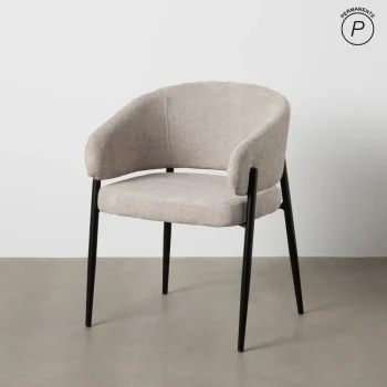 IXIA Sillas Tapizadas^Silla De Salón Con Brazos Tapizada Contract Gris 60 X 79 X 57 Cm