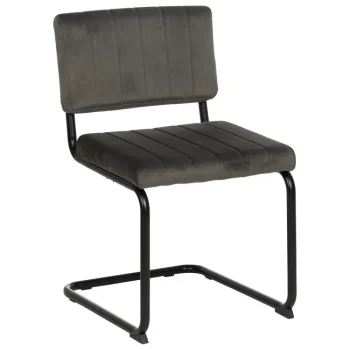 IXIA Sillas Tapizadas^Silla De Salón Contract Estructura Metálica Tapizado Taupe 48 X 82 X 56 Cm