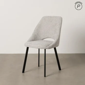 IXIA Sillas Tapizadas^Silla De Salón Tapizada Gris Bilbao 48 X 85 X 61 Cm