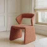 IXIA Sillas Tapizadas^Silla Diseño Tapizada Salmón 59 X 81 X 63 Cm