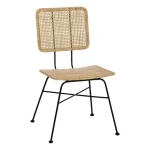 IXIA Sillas De Madera^SILLA FIBRA NATURAL-METAL SALÓN 51 X 50 X 84 CM