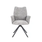NAKURA Sillas Tapizadas^Silla Giratoria Con Brazos Ander Tapizado Gris 63  x 93 X 62 Cm