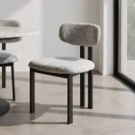 IXIA Sillas Tapizadas^Silla Girona Tapizado Repelente Al Agua Gris 50 X 81 X 47 Cm