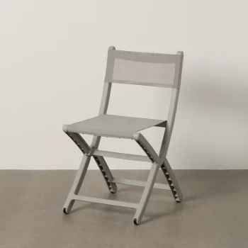 IXIA Sillas De Jardín|Sillas Plegables^SILLA PLEGABLE GRIS POLIPROPILENO 45 X 55 X 83 CM