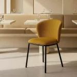 IXIA Sillas Tapizadas^Silla Tapizada Espiga Mostaza 55 X 78 X 55 Cm