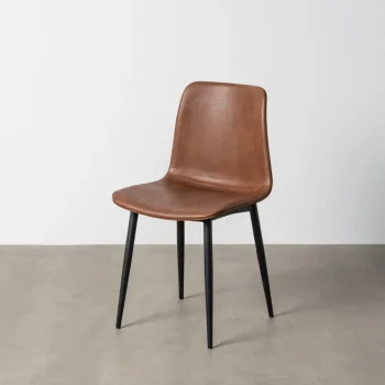 IXIA Sillas Tapizadas^Silla Tapizada PU Lyon Marrón 45 X 81 X 47 Cm