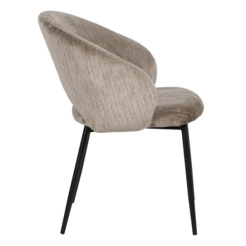 IXIA Sillas Tapizadas^Silla Tapizada Respaldo Curvo Contract Taupe 58 X 80,5 X 60 Cm