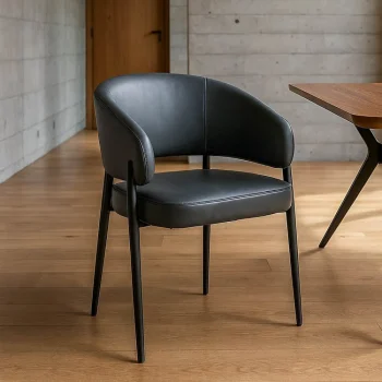 IXIA Sillas Tapizadas^Silla Tapizada Símil Piel Contract Gris 60 X 83 X 59 Cm