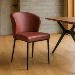 IXIA Sillas Tapizadas^Silla Tapizada Símil Piel Contract Vino 59 X 80 X 55 Cm