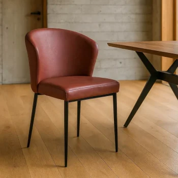 IXIA Sillas Tapizadas^Silla Tapizada Símil Piel Contract Vino 59 X 80 X 55 Cm