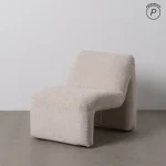 IXIA Sillones^Sillón Diseño Moderno Tapizado Beige 62 X 69 X 86 Cm