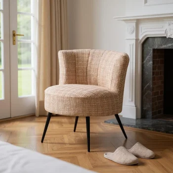 IXIA Sillones^Sillón Jaspeado Tapizado Crema 69 X 71 X 66 Cm