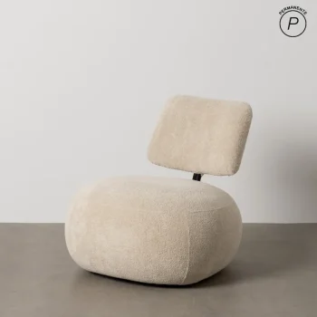 IXIA Sillones^Sillón Lounge Nórdico Beige Respaldo Flotante 67 X 67 X 73 Cm